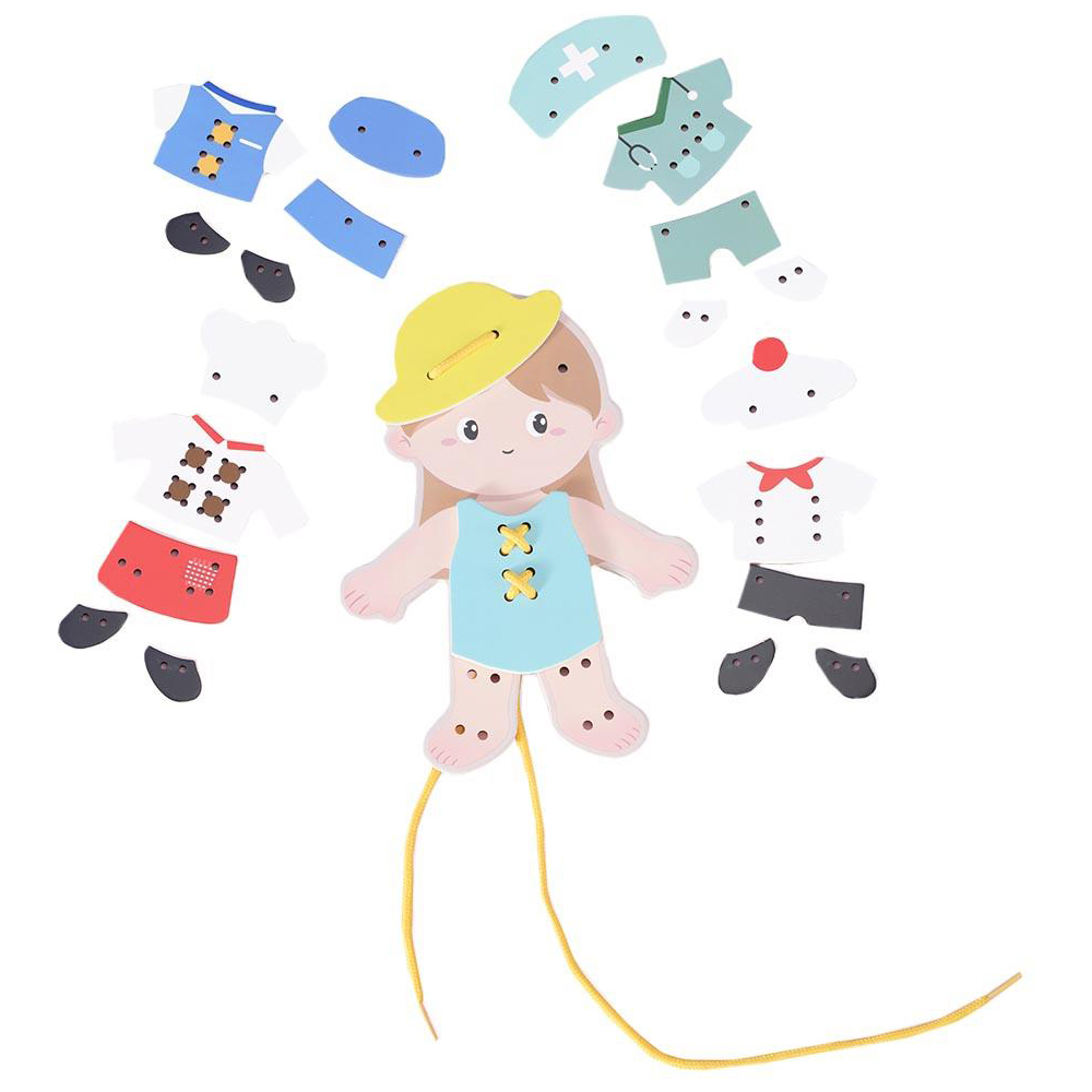  Educational Sewing & Dress-Up Doll – Multi-Profession Kit