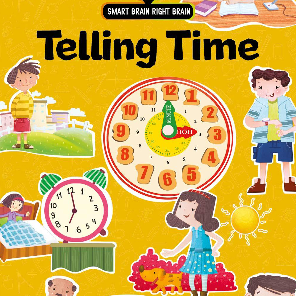 book Smart Brain Right Brain Maths Level 3 : Telling Time
