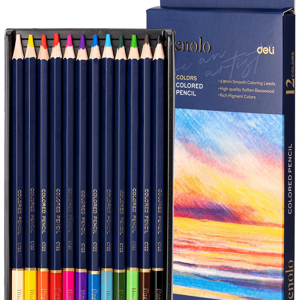 Deli Finenolo color pencil set 12 colors