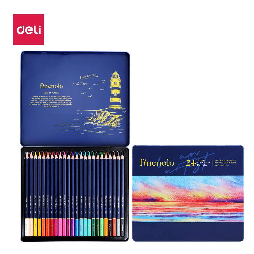 Deli pencils Finenolo series 24 colors