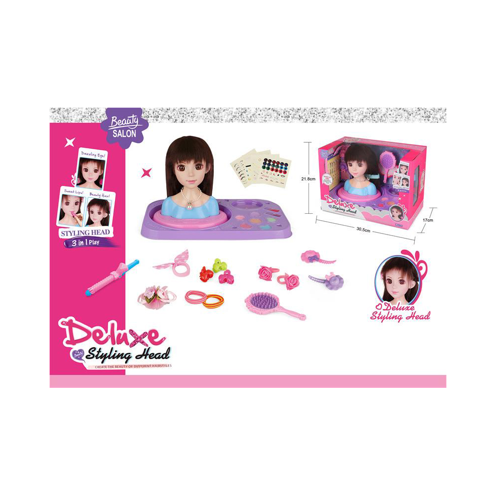 Deluxe Styling Head – Beauty Salon Set