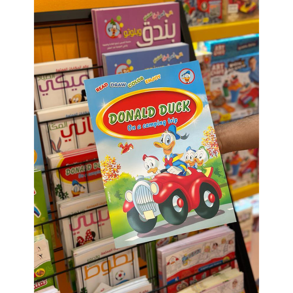 Donald Duck Reading And Coloring Book