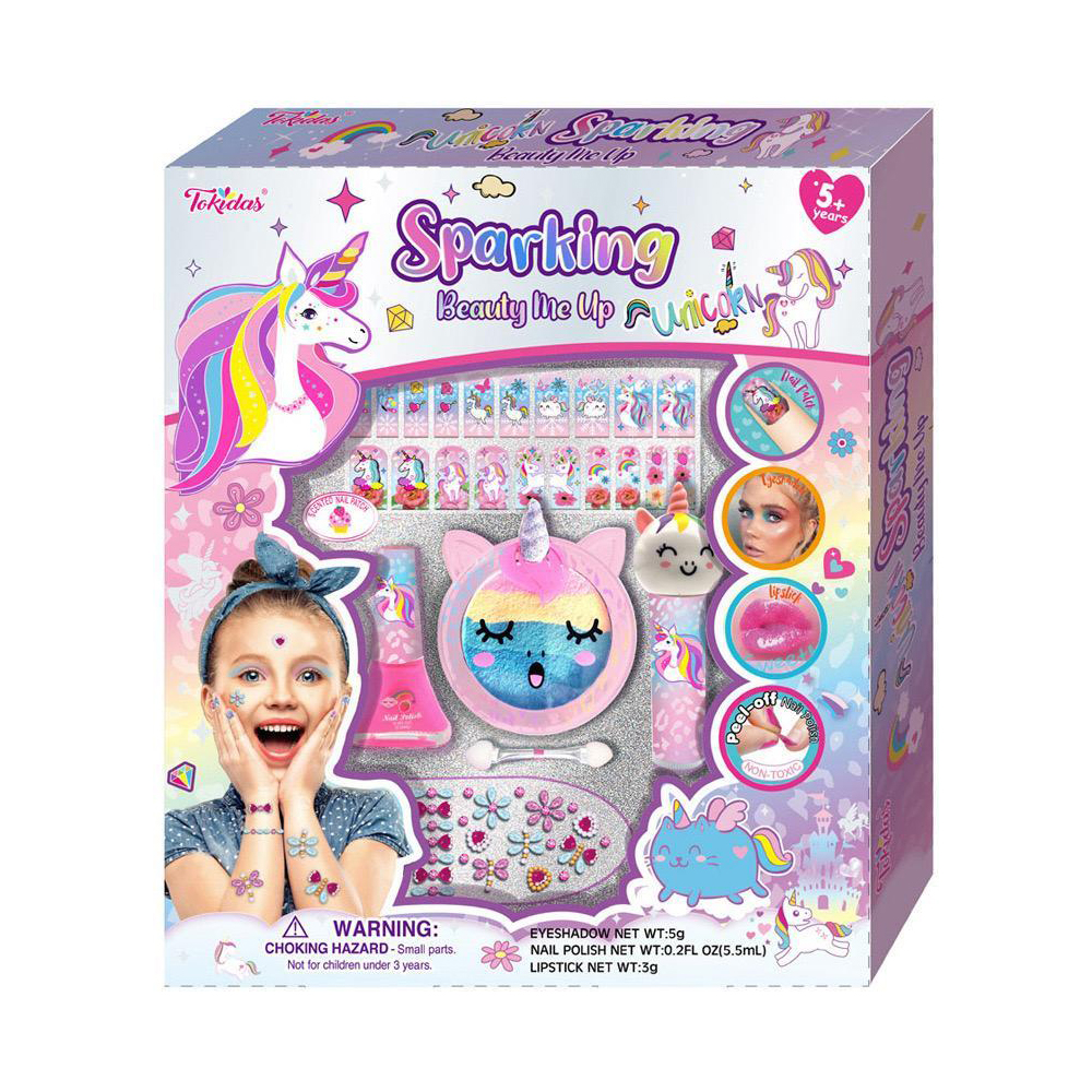 طقم مكياج يونيكورن لامع للبنات – Beauty Me Up
