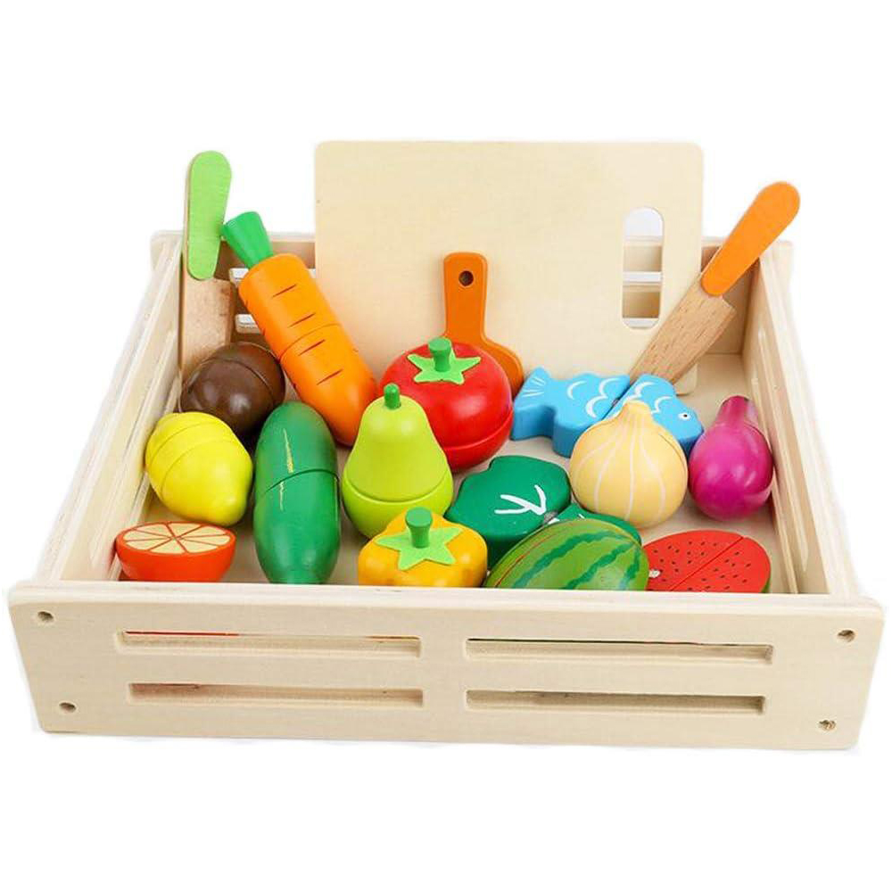 Wooden Vegetable Cutting Set